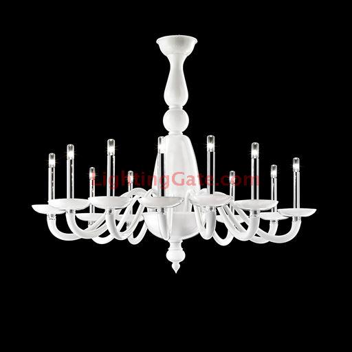 Palladiano 5600 12 Chandelier in Glass